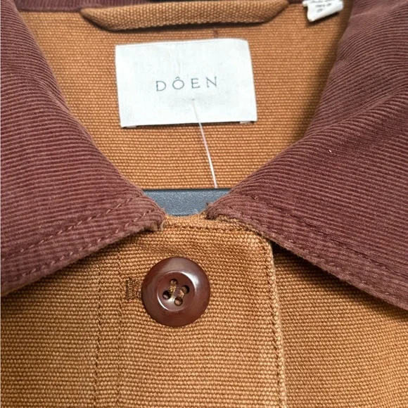 NEW NWT DÔEN Pascual Quilted Jacket Willow Bark Floral Cotton Size L - Picture 10 of 13